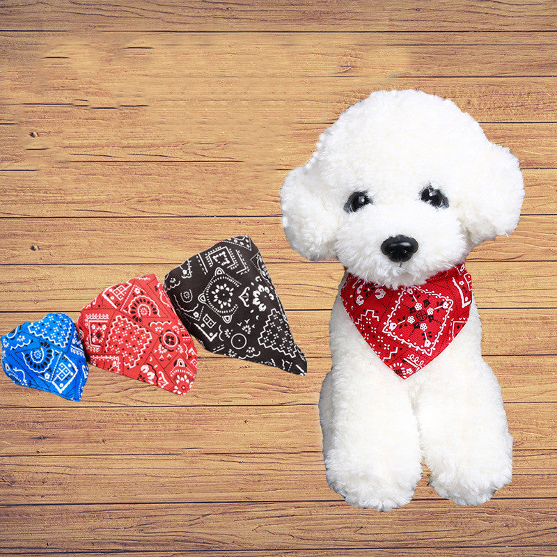 Adjustable Dog Bandana — Soft Neck Scarf for All Breeds