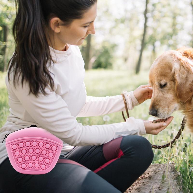 Dog Training Treat Waist Bag — Hands-Free Reward Pouch for Outdoor Training