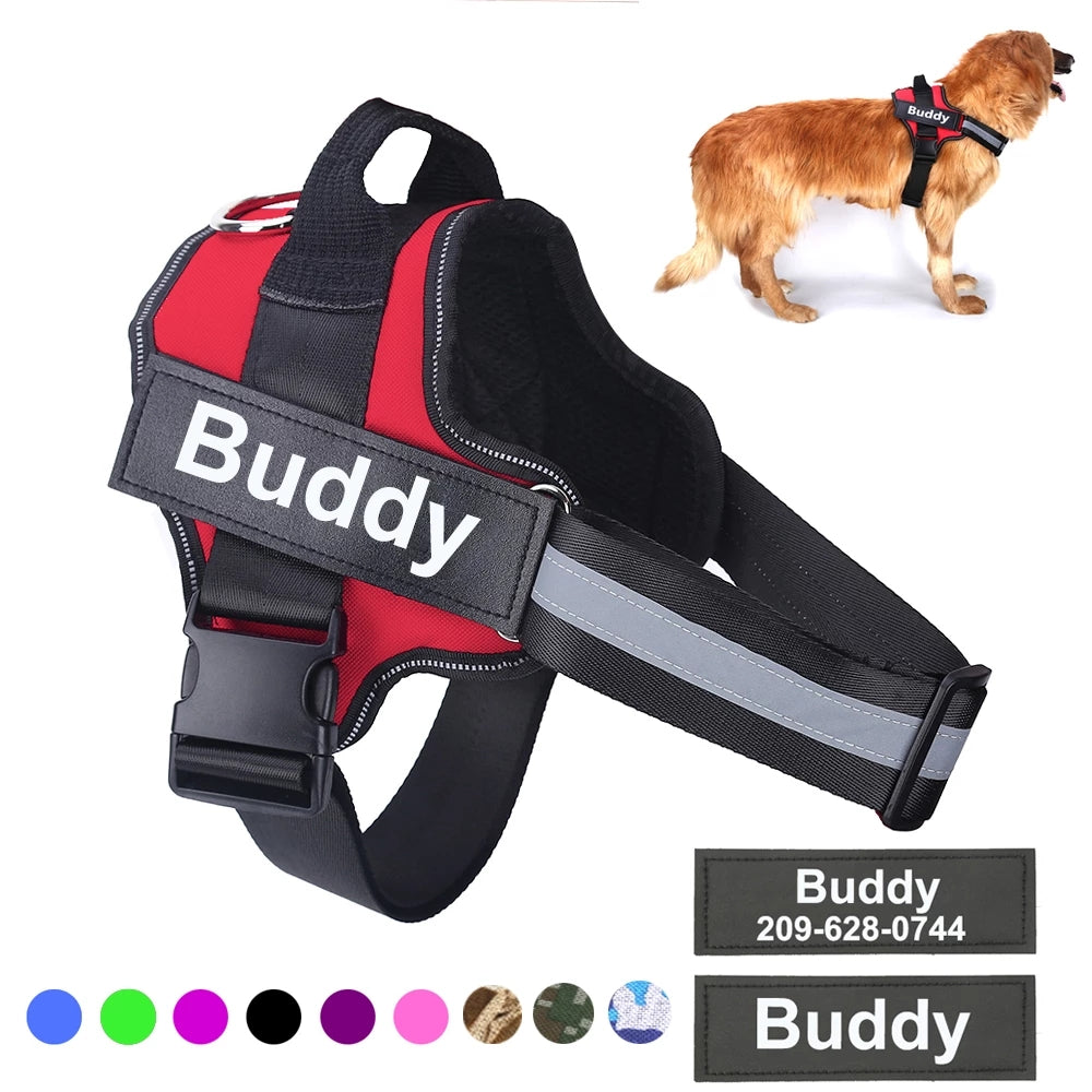 Reflective No-Pull Dog Harness — Adjustable Vest for Training & Hiking