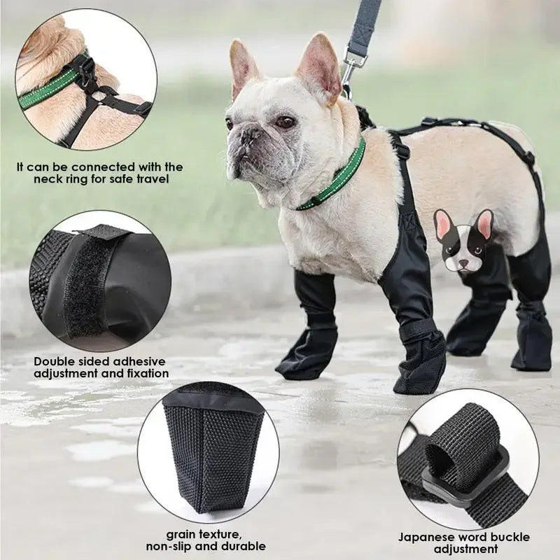 Waterproof Dog Boots — Outdoor Protective Paw Shoes for All Terrain